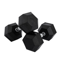 Haute qualité 45lb 50kg 60 110 lb Gym équipement en fonte poids libres levage Chrome haltères ensemble haltères