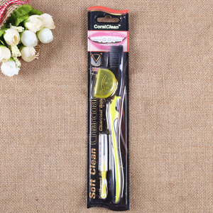 <span class=keywords><strong>Brosse</strong></span> <span class=keywords><strong>à</strong></span> dents <span class=keywords><strong>orthodontique</strong></span> en forme de V CoralClean, manche en PP incassable pour appareils dentaires et orthodontiques, vente en gros - Product Image 6