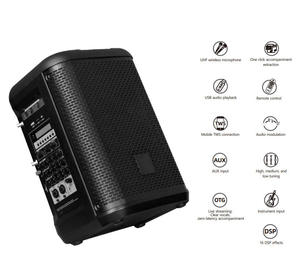 Altavoz Profesional XTUGA XTR-1 de 8 Pulgadas, Ideal para Actuaciones al Aire Libre, Altavoz <span class=keywords><strong>Activo</strong></span> de 2*150W con 2 Micrófonos - Product Image 2