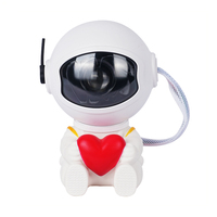 Cadeau de Noël : Mini projecteur de galaxie nébuleuse astronaute de dessin animé, veilleuse (1 pièce)