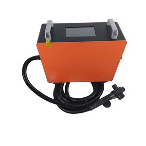เครื่องเลเซอร์มาร์กกิ้ง 200W ไฟเบอร์เลเซอร์แบบพกพาตั้งโต๊ะอเนกประสงค์สำหรับแกะสลัก ตัด และทำเครื่องหมายบนโลหะ - Product Image 1