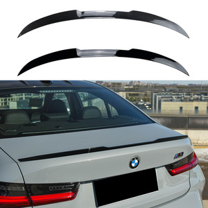 Bmw Rear Trunk Spoiler Wing G20 3 Series 320i 325i 330i 2019+ M3 Piano Black Carbon Fiber Texture ABS - Product Image 1
