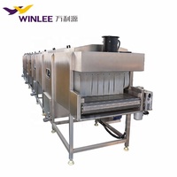 Pasteurisateur automatique de tunnel de chauffage de vapeur pour la machine de pasteurisation de jus de bouteille/canettes/bocaux en verre de bière
