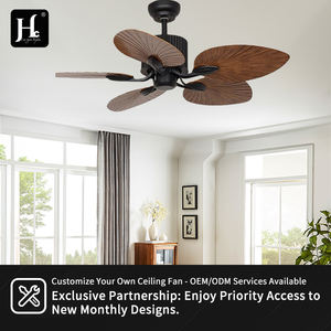 <b>Fan</b> <b>Light</b> Made in China Vine <b>Ceiling</b> <b>Fan</b> 52 inch Natural Wind Palm Leaf <b>Fan</b> Parts - Product Image 5