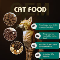 FDA OEM ODM Aliment Sec Sans Céréales de Diverses Formes pour Chat