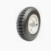 Roue en mousse PU et caoutchouc pleine de 8 pouces, haute qualité, pour poussette, chariot de camping extérieur, usage intensif