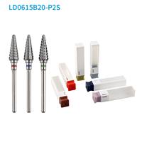Outil rotatif durable universel à double sens, fraise à rainures droites en carbure, fraise rotative pour perceuse à ongles