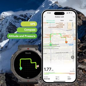 Reloj Inteligente Deportivo DM58 con Alarma, Rastreador de Distancia, GPS, Mapa en Línea, Respuesta a Llamadas, Pantalla AMOLED, Resistente al Agua, para Niños, Niñas, Hombres y Mujeres - Product Image 1