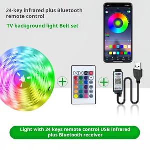 Usb RGB Đồng <span class=keywords><strong>LED</strong></span> Strip ánh sáng cho ứng dụng điều khiển bảy màu sắc thay đổi bầu không khí Strings cho chiếu sáng cảnh quan CE ROHS - Product Image 6