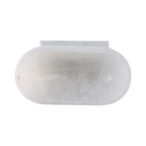 Ciotola decorativa in marmo alabastro per centrotavola da caffè, decorazione per casa e ufficio - Product Image 5