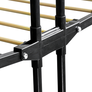 Gran oferta de tendedero de ropa móvil multicapa, tendedero de ropa de doble Polo telescópico plegable <span class=keywords><strong>para</strong></span> <span class=keywords><strong>el</strong></span> hogar - Product Image 5