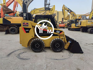 Chargeuse sur pneus Caterpillar 226b d'occasion prête à être expédiée à Shanghai Mini chargeuse avec composants d'origine à 100% Moteur Boîte de vitesses Pompe - Product Image 3