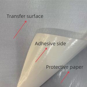 Tela Tatami de microfibra de 150cm X 50 yardas, fondo en blanco de vinilo para insignias de bordado, parches de sublimación, <span class=keywords><strong>Obm</strong></span> Sublitextile - Product Image 2