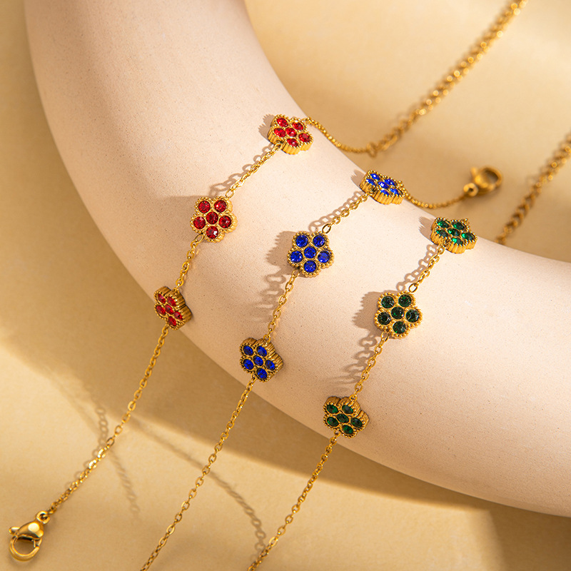 non tarnished colorful bracelets hypoallergenic