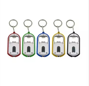 Custom Logo Beer Bottle Opener Light Promotional Led Torch <b>Key</b> <b>Chain</b> - Product Image 2