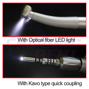Высокоскоростной наконечник для стоматологической воздушной турбины со светодиодом 9000L + 1 роторный картридж очаровательный быстрый источник питания для машины - Product Image 5