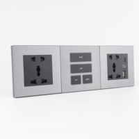 Module de panneau intelligent horizontal personnalisable Tuya Zigbee pour interrupteur et prise, idéal pour l'électricité sur mesure des chambres d'hôtel