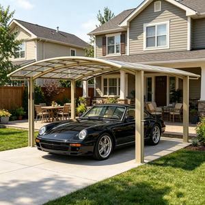 Abri de voiture moderne pliable résistant aux intempéries et aux UV, avec structure en aluminium renforcé, pour garage automobile – Fournisseur direct usine - Product Image 1