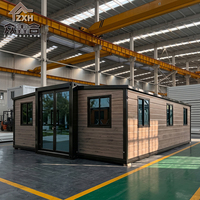 Maison préfabriquée moderne modulaire prête à l'emploi avec 3 chambres, options de conteneurs modulaires de 20/40 pieds