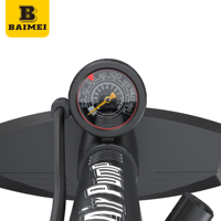 Pompe à air haute pression sans fil BAIMEI en acier, gonfleur de pneus portable pour voiture et ballon, pompe pneumatique manuelle multi-usage