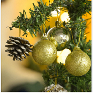 Fabricant Style Unique En Laiton En Métal À La Main Boule De Noël Ornements D'arbre Décoration D'arbre De Noël Bonne Boule En Métal En Laiton - Product Image 1