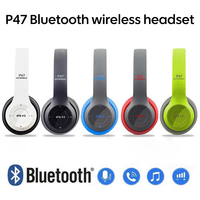 Harga Grosir Headset Gaming P47 Headset BT5.0 Stereo Lipat Portabel Headphone Nirkabel Mkc Earphone