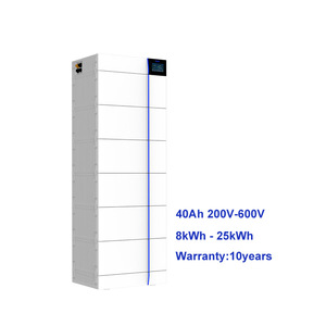 Deye 쌓을 수있는 배터리 <span class=keywords><strong>lifepo4</strong></span> 배터리 팩 40Ah 200V 20kWh 25kWh 태양 전지 리튬 배터리 가정용 에너지 저장 - Product Image 5