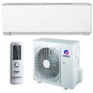 Aire acondicionado dividido Wifi inteligente para calefacción y refrigeración personalizable, BTU 24000, inversor de pared para el hogar AC DC