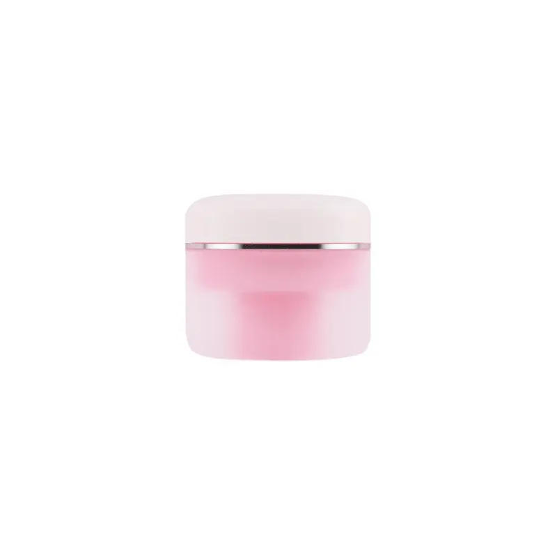 30g Longway Factory Direct Cosmetic Packaging Container Double Walled Cosmetic Jar Plastic PP Skin Care Creme Lip Scrub Jar Pink