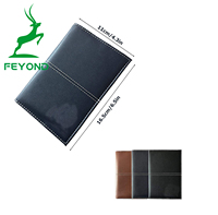 Accessoires de golf personnalisés avec logo, couverture de livre de parcours de golf en cuir PU, porte-carte de score avec boucle pour crayon
