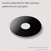 Disque d'encodeur moteur personnalisé D5-280mm, disque optique de photolithographie haute précision, plaque de verre multicouche à 90 % de transmittance
