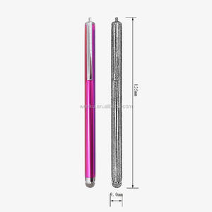 Alüminyum Metal İletken Kumaş Uçlu Şarj Edilebilir Stylus Kalem Android ve IOS Cep Telefonları için - WK Marka Model WK118 - Product Image 4