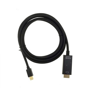 Câble Mini Displayport vers HDMI 1,8 m, adaptateur haute résolution 4K2K pour connexion à un moniteur d'ordinateur - Product Image 5