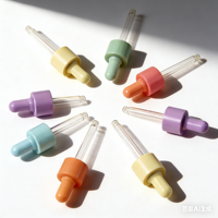Flacon compte-gouttes en verre coloré pour huile essentielle 10 ml/15 ml/30 ml, mini flacon en verre, récipient liquide pour cosmétiques, flacon d'échantillon de parfum