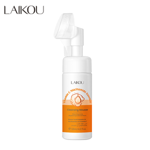 LAIKOU 120ml Mousse Nettoyante Visage Anti-Âge à la Vitamine C et Niacinamide, Lotion Huileuse, Marque Privée, Vente en Gros, Nettoyant Facial - Product Image 1