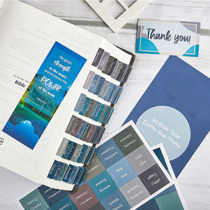 Autocollant auto-adhésif d'onglets d'étiquetage de <span class=keywords><strong>Bible</strong></span> de sarcelle avec grands caractères pour les femmes onglets d'index de <span class=keywords><strong>Bible</strong></span> au total pour l'Ancien et le <span class=keywords><strong>Nouveau</strong></span> <span class=keywords><strong>Testament</strong></span> - Product Image 2
