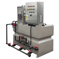 Pompe à membrane de filtration d'eau à l'ozone contrôlée par PLC automatique 3kW 380V 5000L/heure avec moteur, boîte de vitesses et moteur FRP – Garantie 1 an
