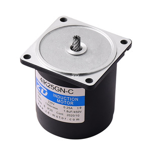 Moteur à induction ZD 4IK25GN-C 220V 1350 tr/min Monophasé Miniature AC à engrenages - Product Image 1
