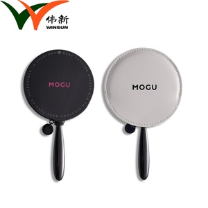 กระเป๋าใส่กระจกทรงกลมโลหะเดี่ยว พร้อมหูหิ้ว PU สีดำ - Product Image 3