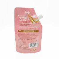 Pochette de support de sel de spa écologique caractéristique de barrière pour les masques pour le visage crèmes pour les yeux pochette de bec d'impression de gravure de feuille d'aluminium en plastique