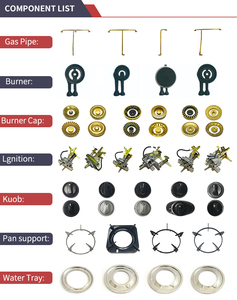 Cuisinière à <span class=keywords><strong>gaz</strong></span> à trois brûleurs, table <span class=keywords><strong>de</strong></span> cuisson portable, cuisinière à <span class=keywords><strong>gaz</strong></span> à trois brûleurs, flamme bleue, appareil électroménager, cuisinière à <span class=keywords><strong>gaz</strong></span> - Product Image 6