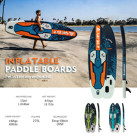 Planche de paddle gonflable (SUP) personnalisée avec logo, procédé de thermosoudage, pour sports nautiques en plein air