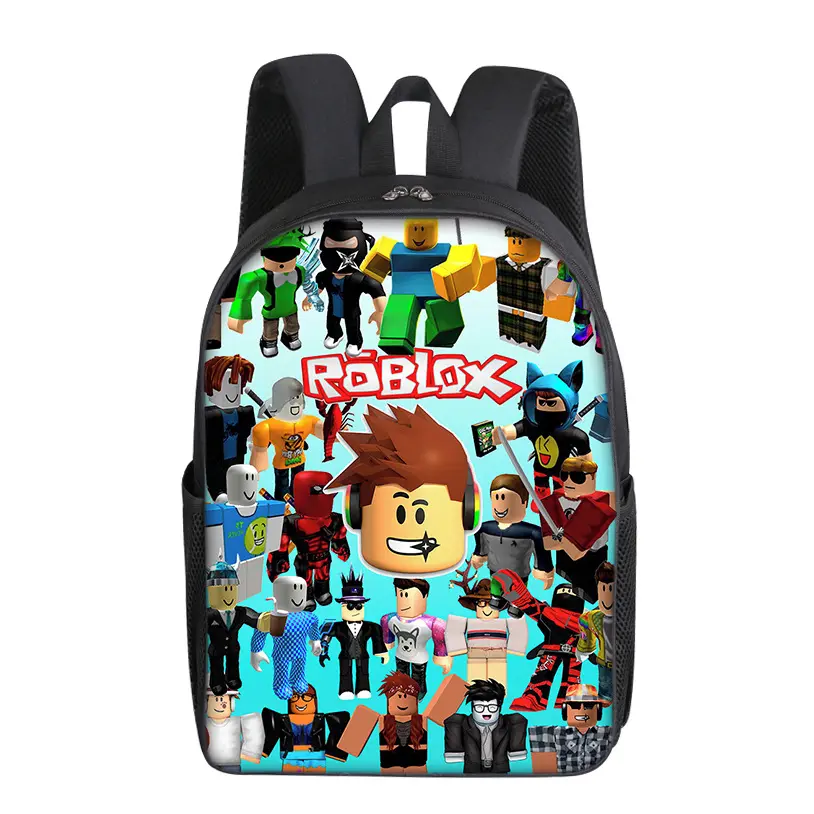 Robles schoolbag cartoon game surrounding primary school students large capacity backpack cartoon men and women customized bag