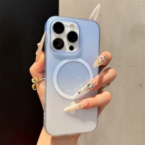 Funda Magnética para Teléfono con Acabado Mate Degradado para <span class=keywords><strong>iPhone</strong></span> 17 16 Pro Max, Delgada y Protectora Contra Caídas para <span class=keywords><strong>iPhone</strong></span> 15 14 <span class=keywords><strong>13</strong></span> 12 11 - Product Image 1