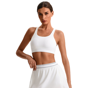 Top Deportivo Sexy para Mujer, Estilo Yoga, Espalda Cruzada, Halter con Relleno, Alta Sujeción, Secado Rápido, Transpirable, para Running y Fitness - Product Image 6