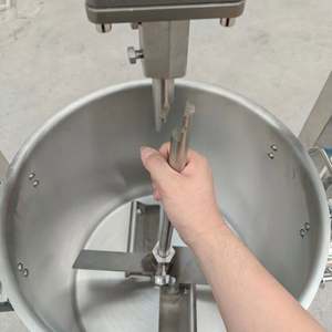 Marmite de cuisson et mélangeur pour sucre, poivre, piment, tomate, soupe, bouillie, avec chauffage au gaz, pour la préparation de pâtes et sauces au curry - Product Image 5