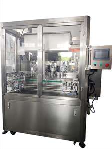 Machine de remplissage en verre commandée par PLC automatique de boisson pour l'épice de confiture de liquide visqueux - Product Image 2