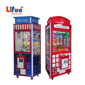 lifun factory cheap coin operated claw crane machine sale uk with bill acceptor