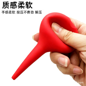 Soplador de aire para limpieza de lentes de cámara, plumero de PVC rojo y azul para computadoras y electrónicos - Product Image 3