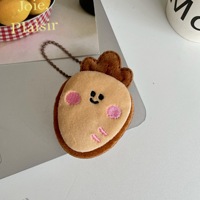 Gantungan Kunci Hewan Kecil Simulasi Boneka Lucu Bentuk Hati untuk Anak Perempuan, Gantungan Kunci Tas Tikus untuk Pelajar